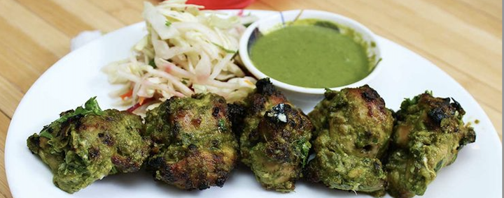 Hariyali Tikka Kebab (Nut-free, Gluten-free)