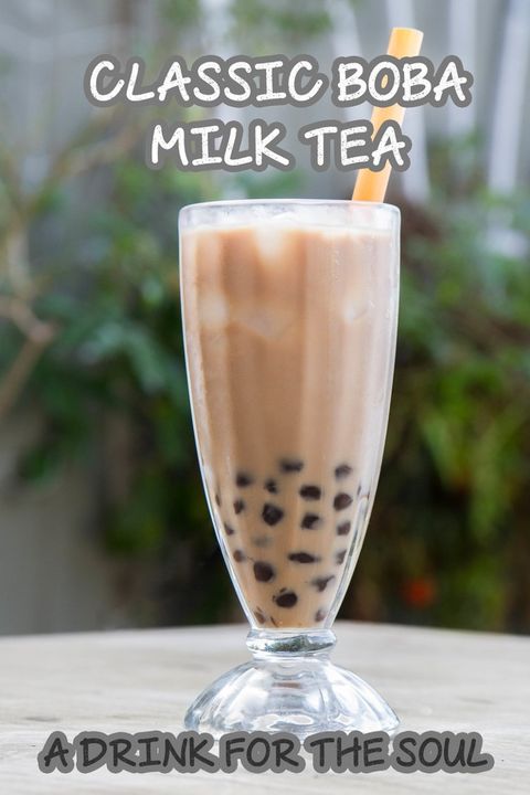 Classic Milk Boba Bubble tea (Large 22 oz)