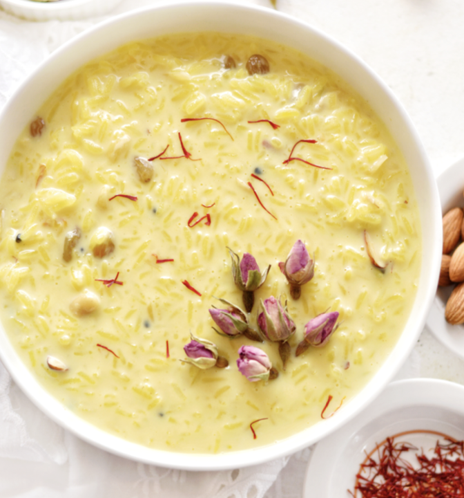 Saffron Rice Pudding
