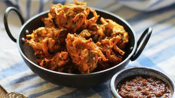 Mixed Vegetable Pakora (Vegan, Nut-free, Gluten-free)