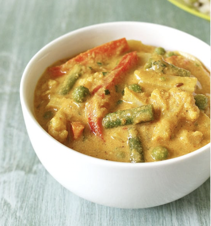 Mixed Vegetable Korma (Vegan, Nut-free, Gluten Free)