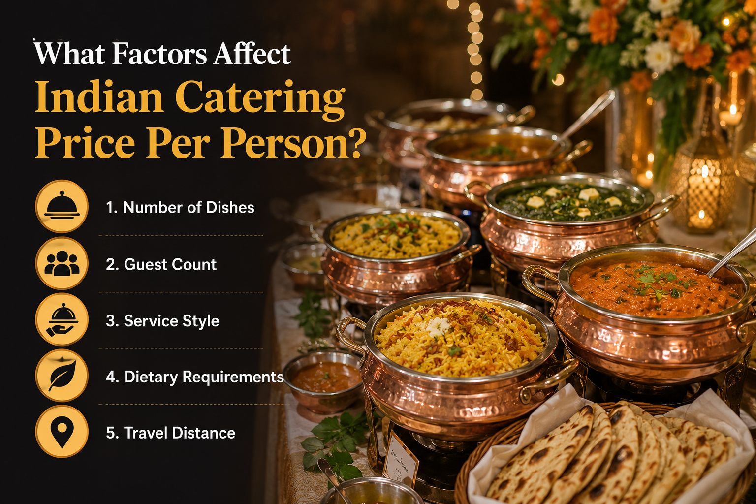 Factors Affect Indian Catering Price Per Person