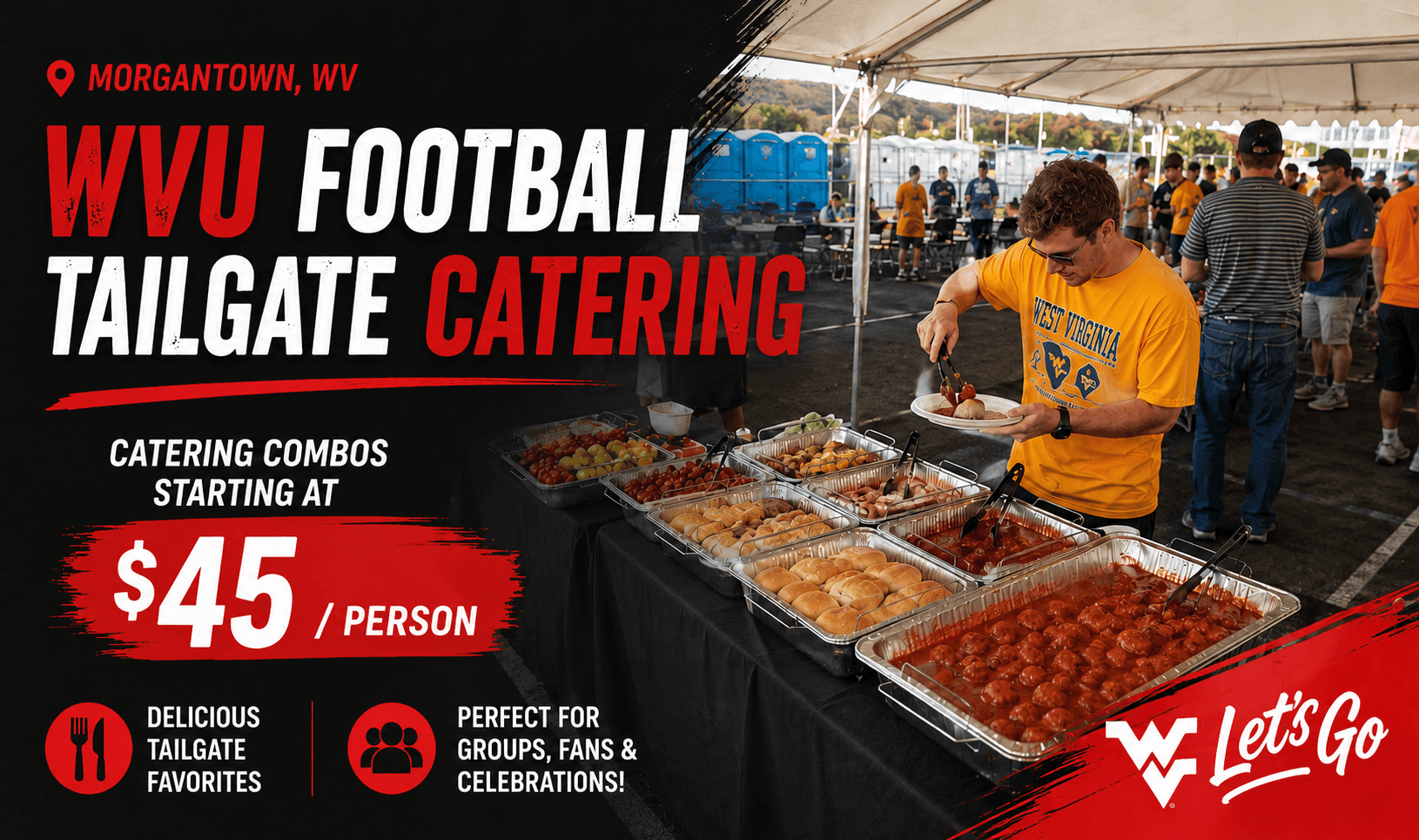 WVU Football Tailgate Catering